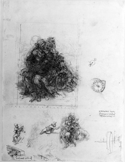 Study for the Virgin and Child with St. Anne by Leonardo da Vinci